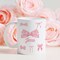 Custom Name Coquette Pink Bows Ceramic Mug, Personalized Coffee Mug, Gift for Her, Coquette Decor, Mother's Day Gift, Trending Mug product 1